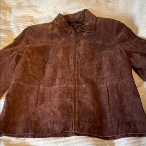 Relativity Women's Brown Suede Leather Jacket